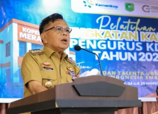 Pelatihan Kopdes Merah Putih Tahun 2025, H Asmar Puji DiskopUKM dan Naker