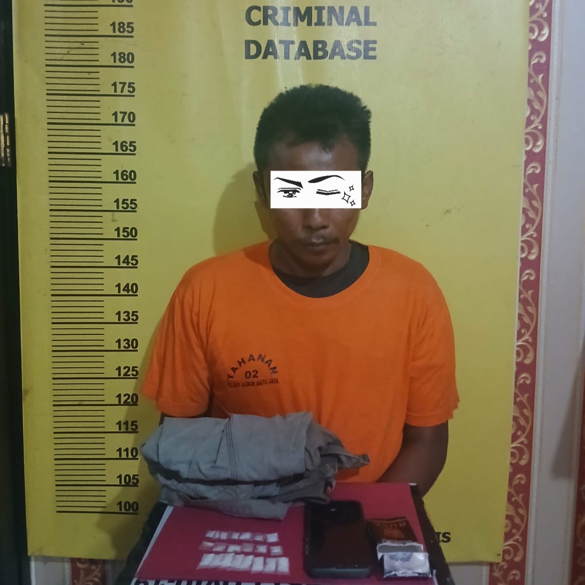 BHL Dibekuk Polisi di Inhu Ulah Simpan Sabu 6,97 Gram