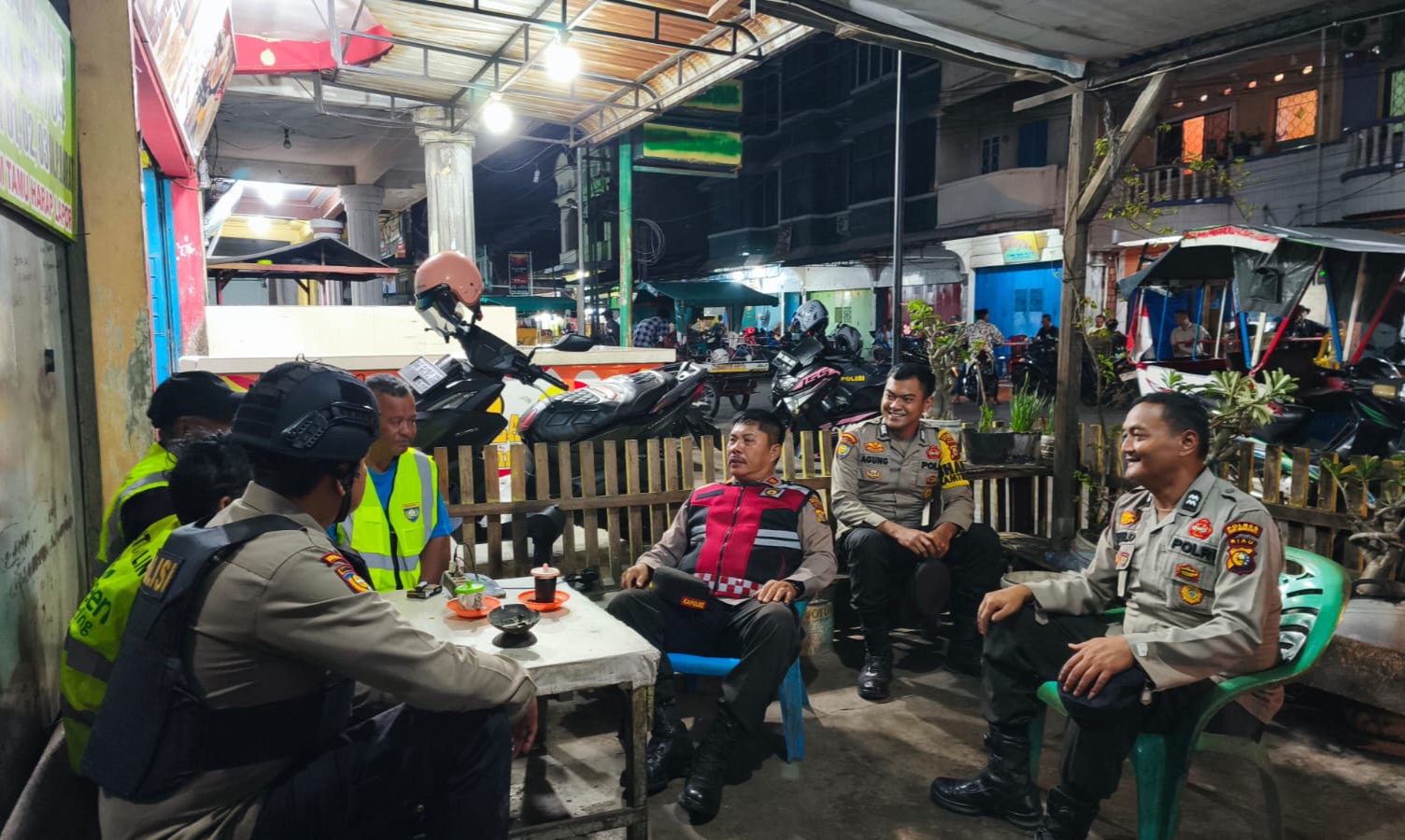 Jaga Kamtibmas: Polres Kepulauan Meranti Kunjungi Satkamling Wilayah Hukum