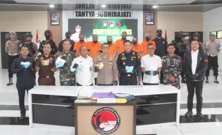 Resnarkoba Polres Bengkalis Gulung 3 Kurir dan 1 Koordinator Bisnis Sabu Jaringan Internasional