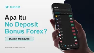 Benarkah Bisa Trading Tanpa Modal? Dupoin Jelaskan No Deposit Bonus Forex