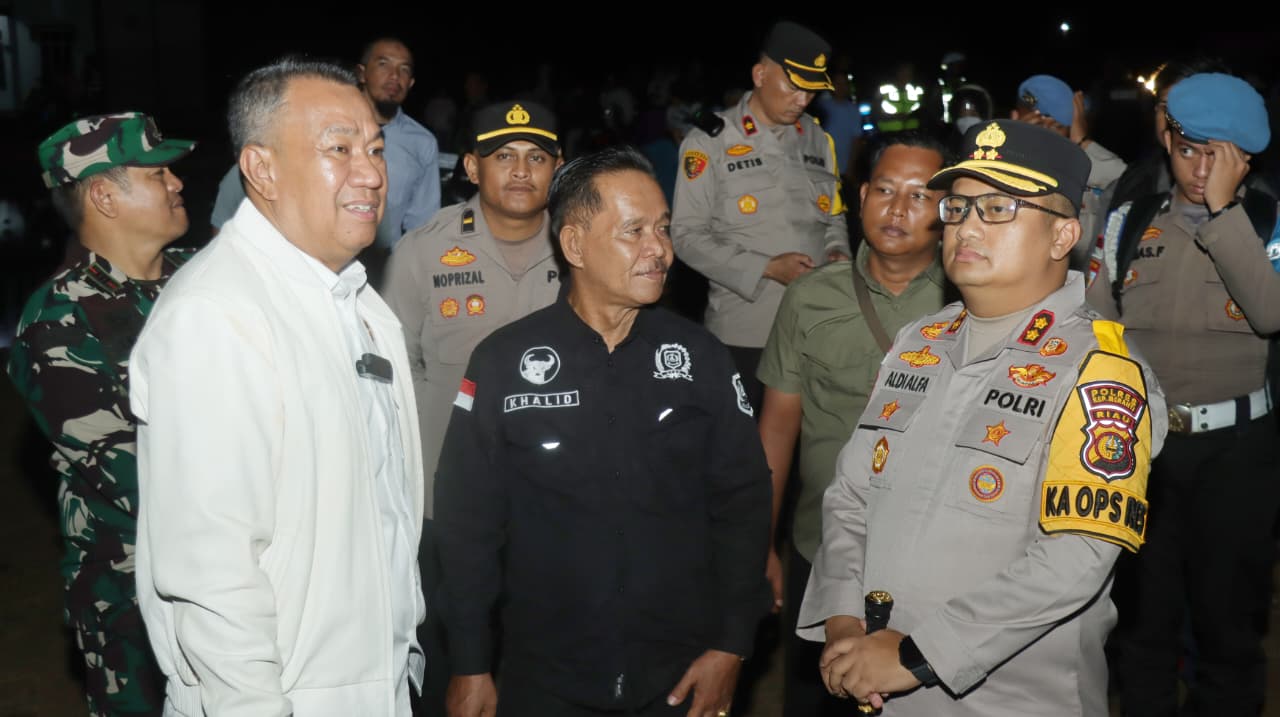 Polres Kepulauan Meranti Gelar Patroli Skala Besar di Malam Pergantian Tahun