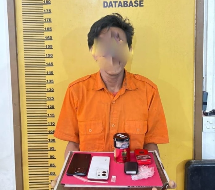 Terjerat Kasus Sabu, Oknum PNS Inhu Diborgol Polisi