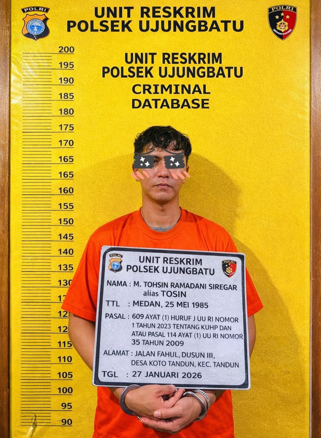 'Doyan Pakai Narkoba', Kades di Rohul Ditangkap Polisi