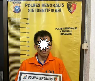 Di 'Tanah Jantan' Resnarkoba Polres Bengkalis Cokok Mediator Kasus Sabu