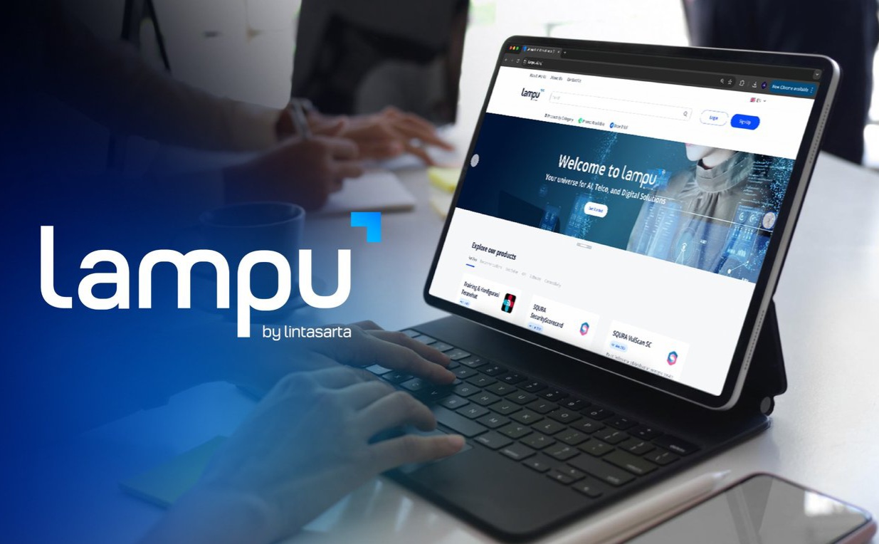 Lintasarta Perkenalkan LAMPU, Platform Marketspace Basis AI Percepat Transformasi Digital