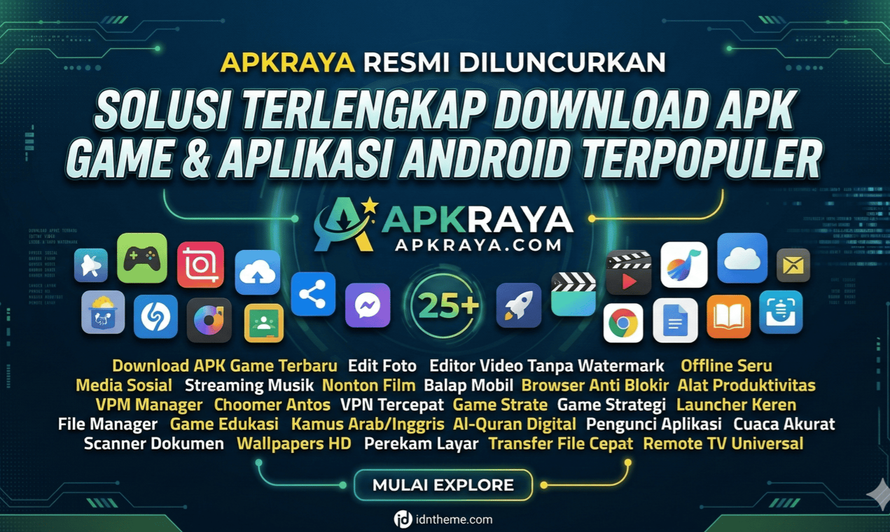 Platform APKRaya Resmi Diluncurkan Solusi Alternatif Pengguna Android dan iOS