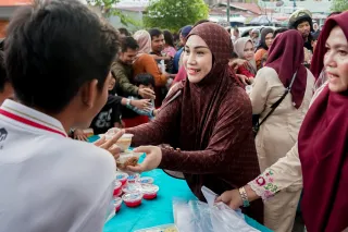 Ditutup! TP PKK Mandau Berbagi Takjil On The Road Ramadhan 1447 H Setengah Bulan Lamanya