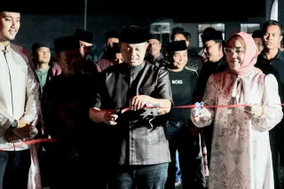 Pemuda RW 01 Kelurahan Pematang Pudu Gelar Festival Lampu Colok