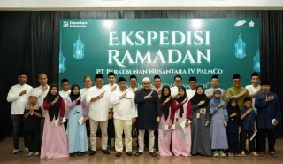 Holding PTPN Perkuat Kebersamaan Insan Perusahaan Lewat Ekspedisi Ramadhan PTPN IV Regional VII
