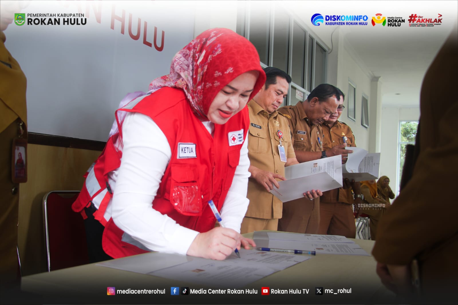 Langkah Strategis PMI Rohul: Gandeng Seluruh OPD Lewat MoU Atasi Krisis Stok Darah
