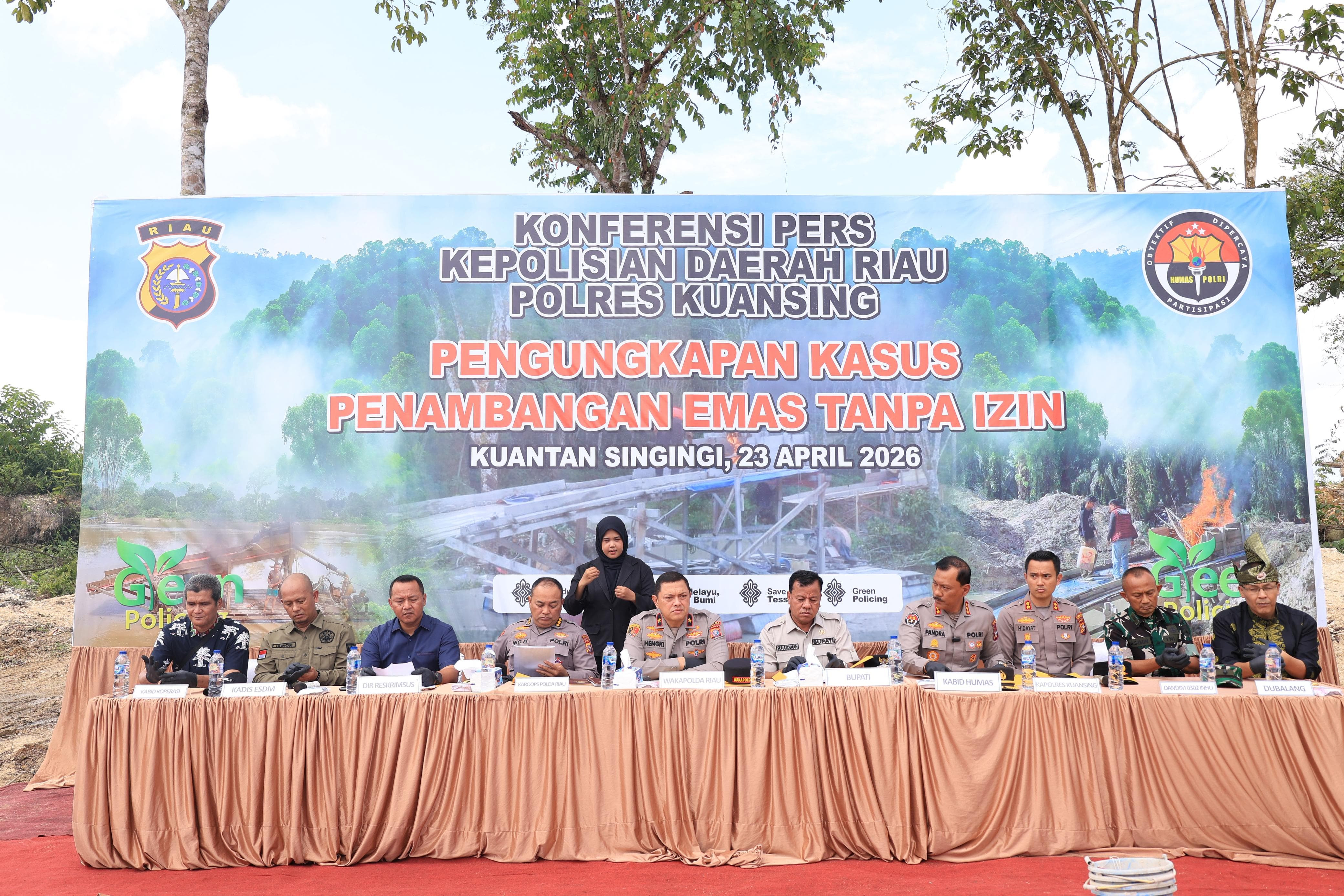 Polda Riau Sikat Aktivitas PETI di Kuansing, 27 Kasus Terbongkar!