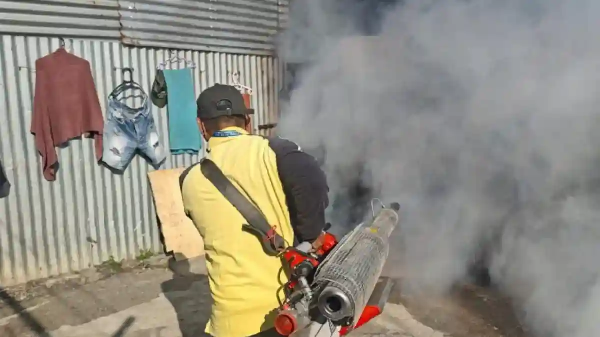 Peduli Kesehatan Warga Binaan, Rutan Rengat di Riau Lakukan Fogging Cegah DBD
