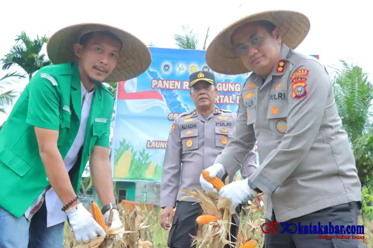 Polres Kepulauan Meranti Panen Raya Jagung dan Luncurkan Program Ketapang Polri