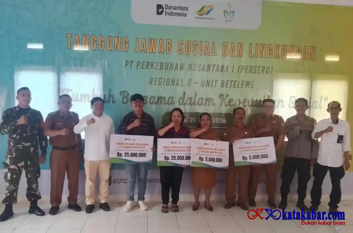 PTPN I Regional Pererat Silaturahmi dengan Warga Po’ona Lewat Program TJSL