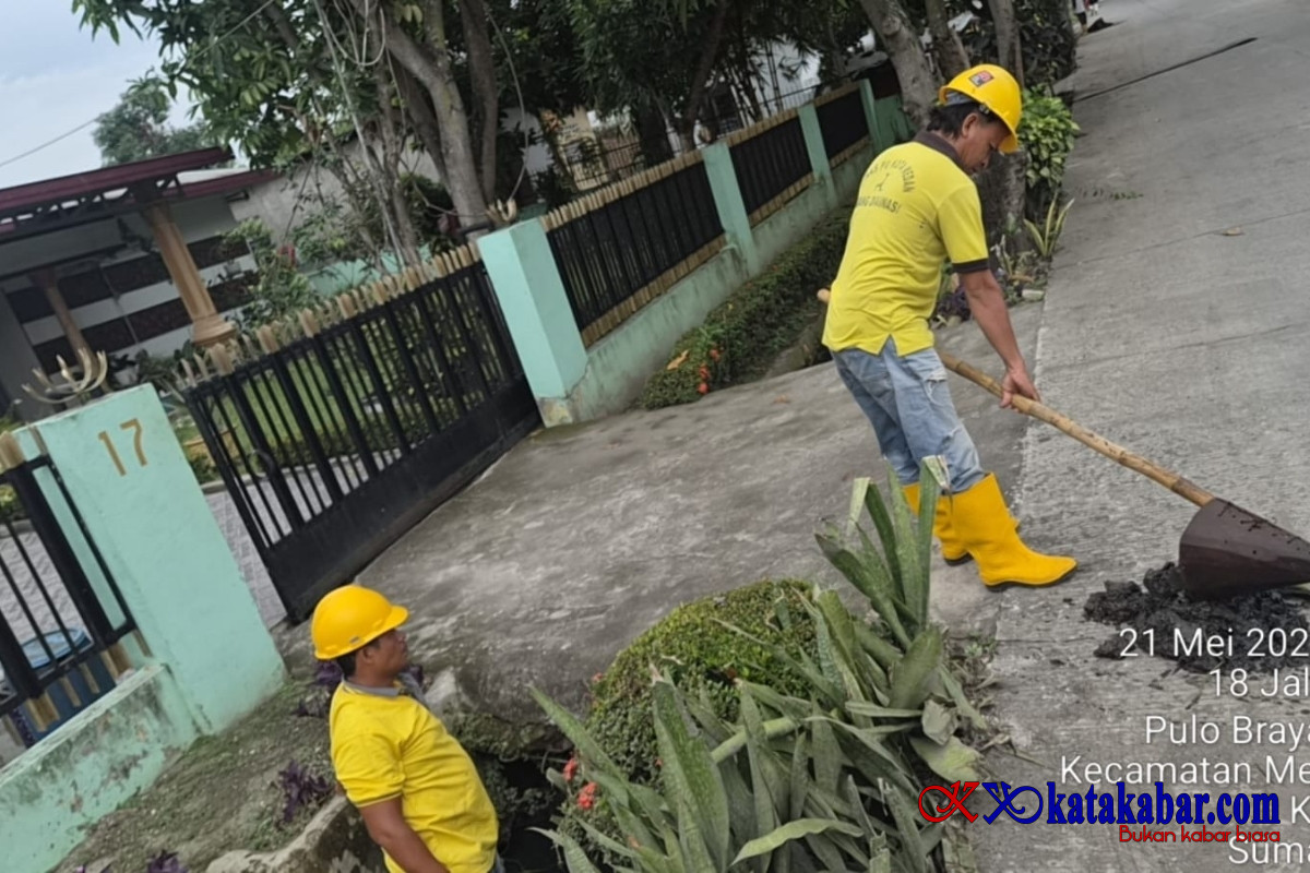 Instruksi Wali Kota Medan, UPT Timur Dinas SDABMBK Percepat Normalisasi Drainase