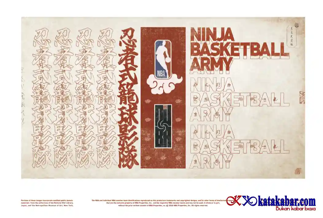 Ninja Basketball Army' Diluncurkan: Merek Baru Berbasis Cerita Resmi Terinspirasi NBA