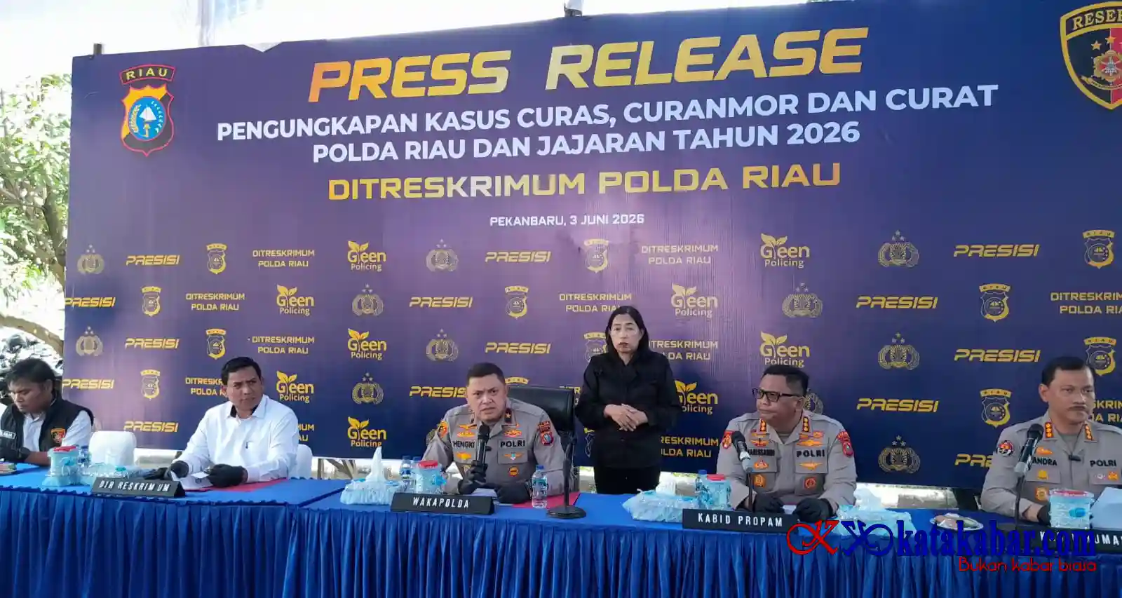 Polda Riau Sikat 1.333 Kasus C3 Selama Lima Bulan 2026, Narkoba Jadi Pemicu!