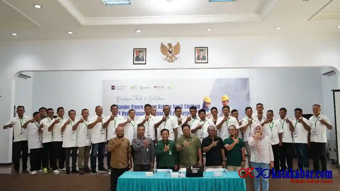Perkuat Kompetensi SDM, PTPN IV Regional VII Taja Pelatihan dan Sertifikasi Mandor Panen