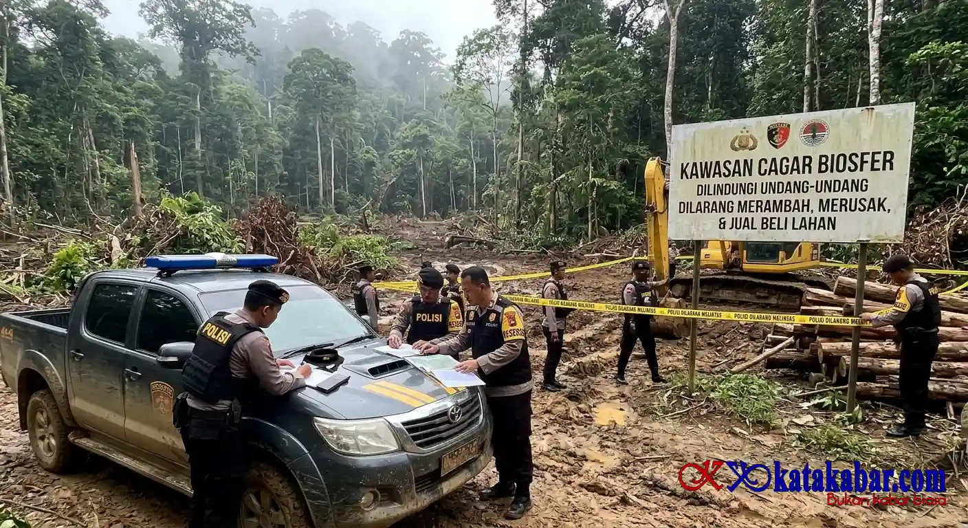 Apresiasi Polres Bengkalis, KPH-PL: Polisi Usut Tuntas Aktor di Balik Jual Beli dan Perambahan Kawasan Cagar Biosfer