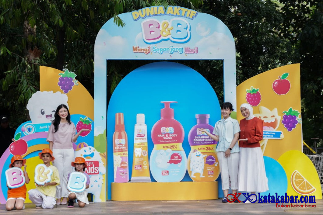 B&B Hadirkan Rangkaian Personal Care Formulated for Kids Bagi Anak Aktif dan Wangi Seharian