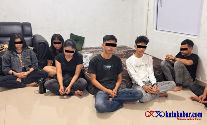 Giat Ops KRYD Sasar THM: Polsek Mandau dan BKO Polres Bengkalis Jaring 7 Orang di East Karouke