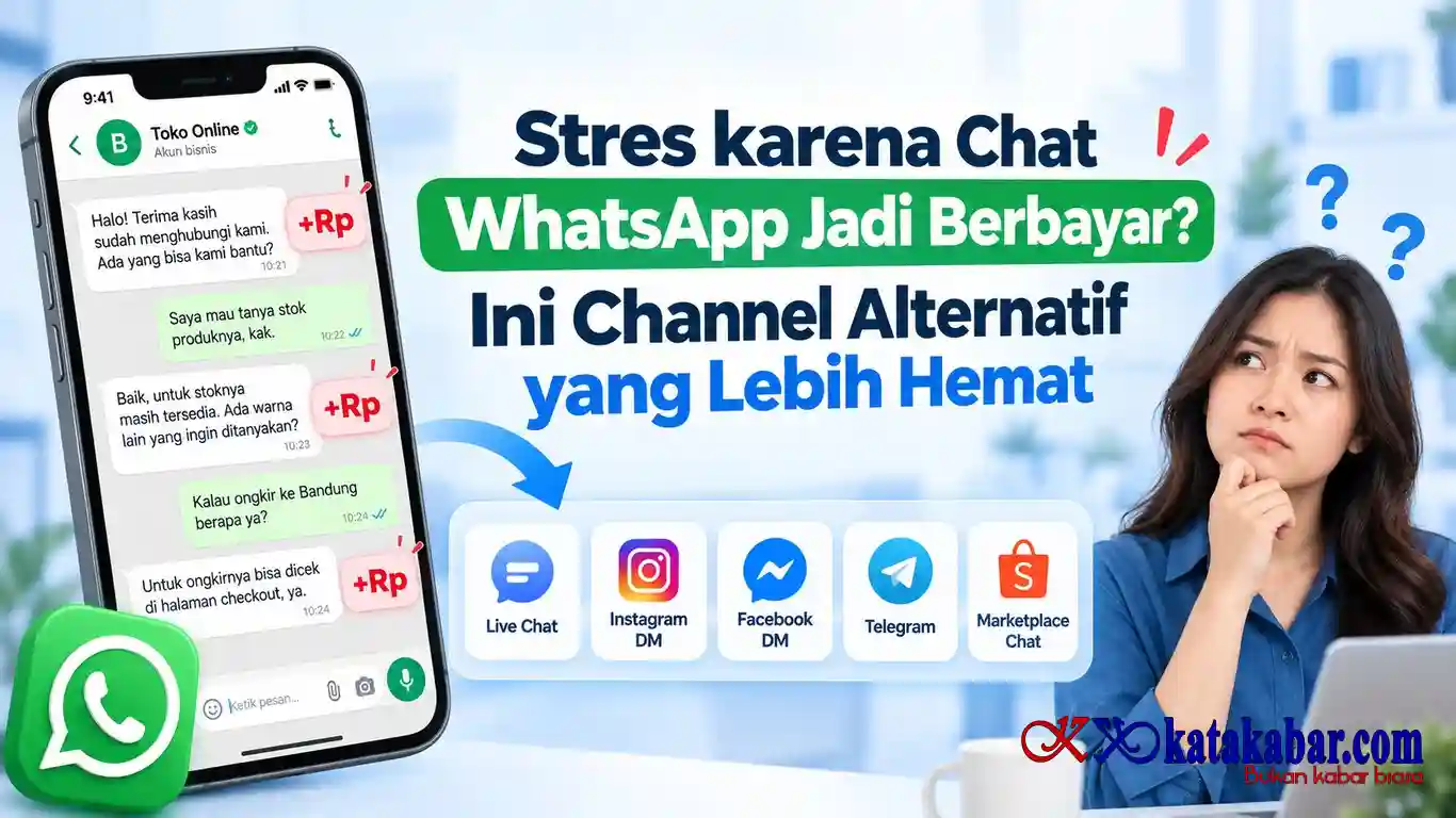 Stres Lantaran Chat WhatsApp Berbayar? Ini Channel Alternatif Lebih Hemat