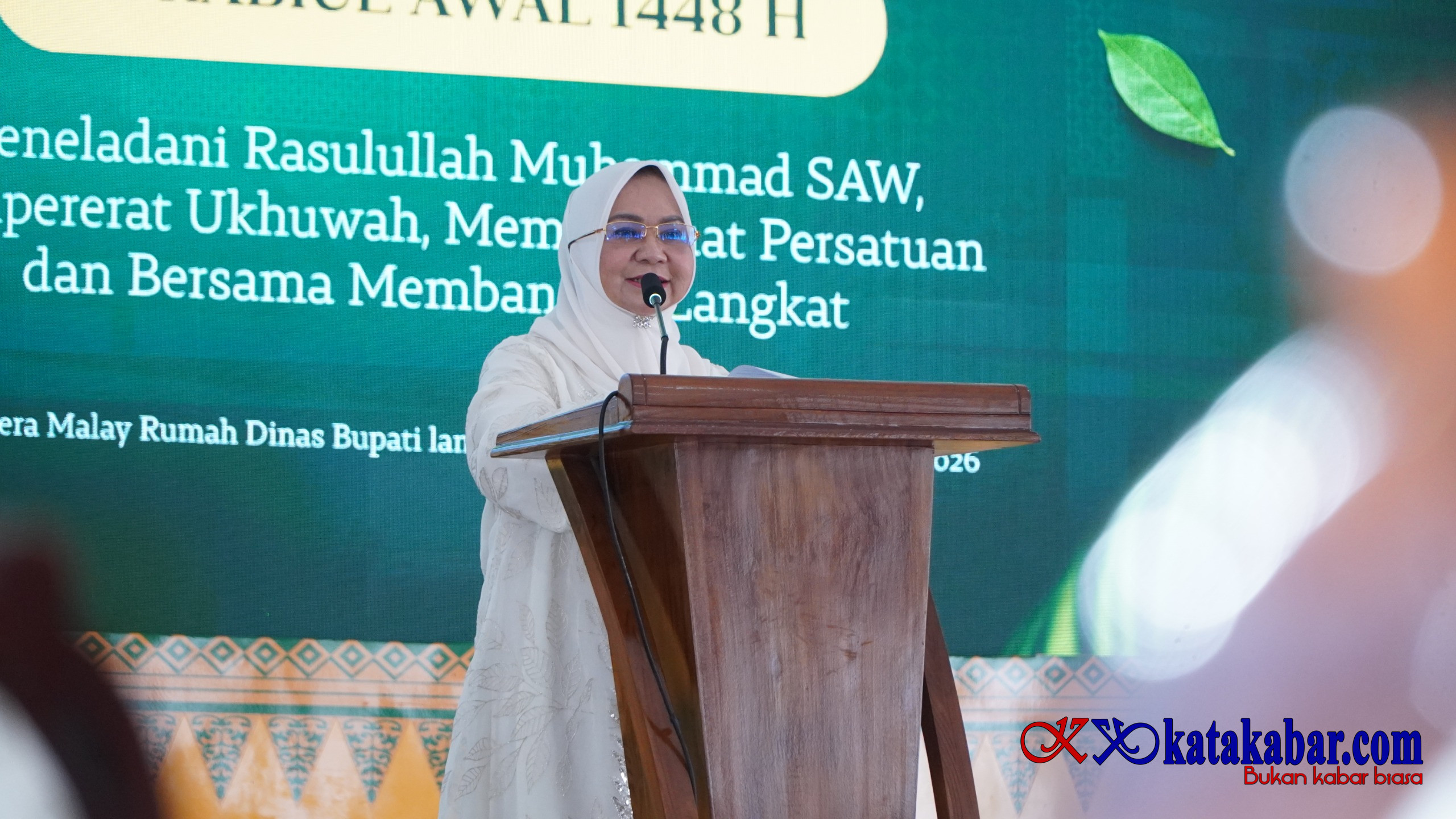 Maulid Nabi, Tiorita Ajak Warga Perkuat Persatuan Langkat