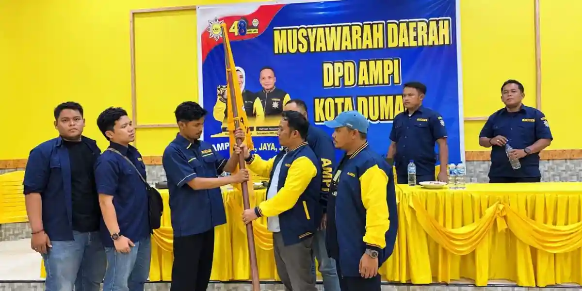 Muammar Khadafy Terpilih Aklamasi sebagai Ketua DPD AMPI Dumai Periode 2026-2031