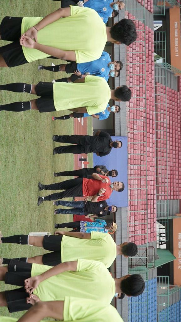 Lihat TC Timnas U 16, Ketum PSSI Berikan Motivasi