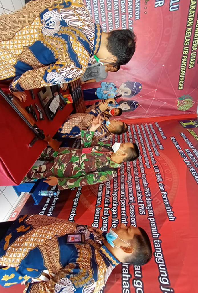 Pemeliharaan Rutin Senjata, Kalapas : Untuk Memastikan Senjata Api Masih Baik Atau Tidak Layak