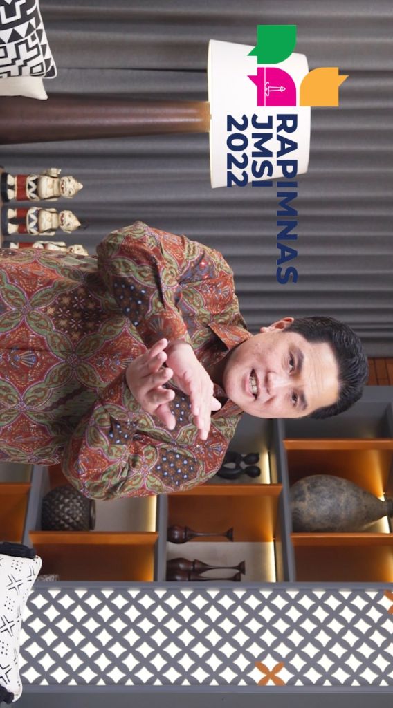 Rapimnas JMSI, Erick Thohir: Media Siber Harus Ikut Jaga Demokrasi