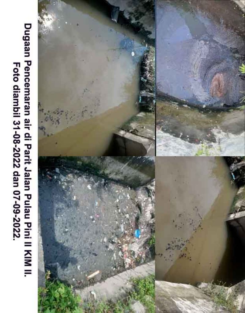 Tahunan Sungai Kera Tercemar,  Warga Laporkan Limbah dari KIM II