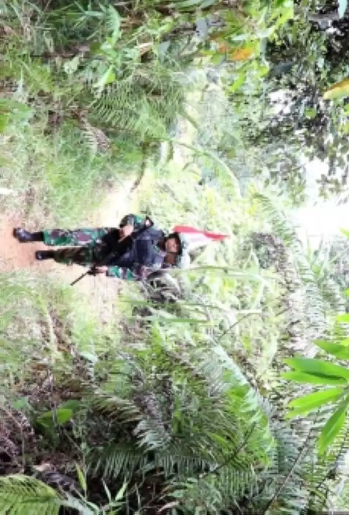 Menjelang Nataru, Satgas Pamtas RI-MLY Yonif 645 GTY  Awasi 'Jalur Tikus'