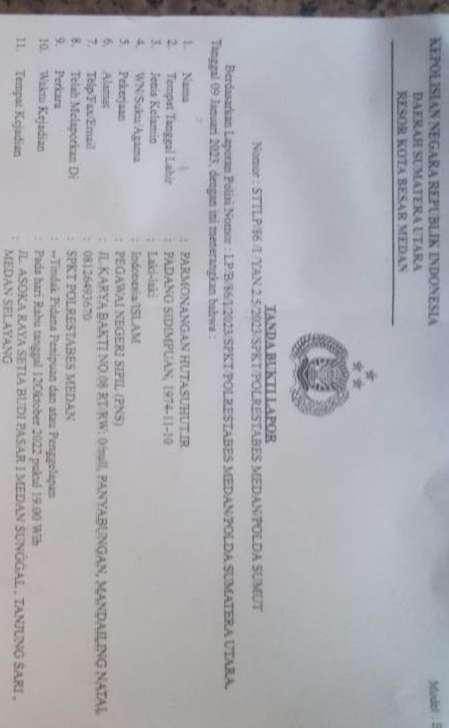 Masuk STPDN Setor 300 Juta, Mantan Kadisdik Madina Dilaporkan ke Polrestabes Medan