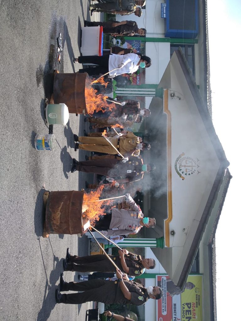 Sabu dan Ganja Dibakar, Kajari Binjai Ajak Masyarakat Perangi Narkoba